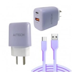 Cargador AITECH Color A+C QC3.0 Tipo C
