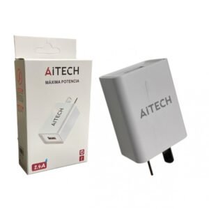 CABEZAL AITECH USB POTENCIADO 2.4A