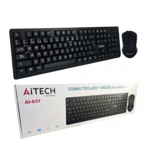 Kit Teclado + Mouse inalámbrico AL-637
