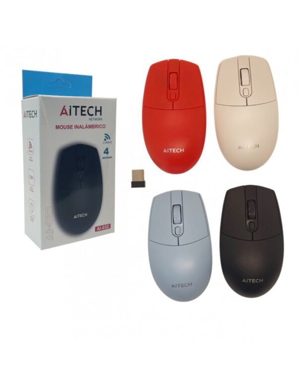Mouse AITECH inalámbrico AL-032