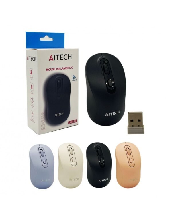 Mouse AITECH AI-626 Inalámbrico Colores Surtidos