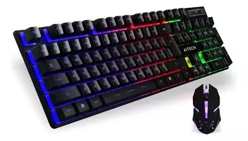 KIT TECLADO + MOUSE GAMER AITM010202M