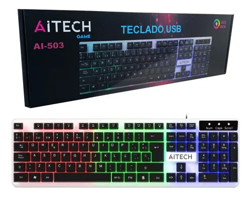 Teclado Gamer AITECH 503 con Luz