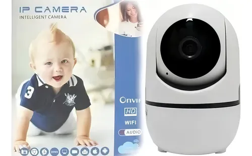 Cámara de Seguridad IP WiFi Inalámbrica para Bebés con Visión Nocturna