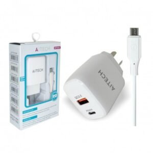 CARGADOR AITECH COLOR A+C QC3.0 MICRO 0231