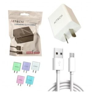 CARGADOR AITECH BOLSA MICRO 2,4 AM CABLE SEPARADO
