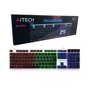 TECLADO GAMER AITECH AI-503 CON LUZ