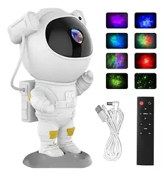 PROYECTOR LED ASTRONAUTA CON CONTROL REMOTO